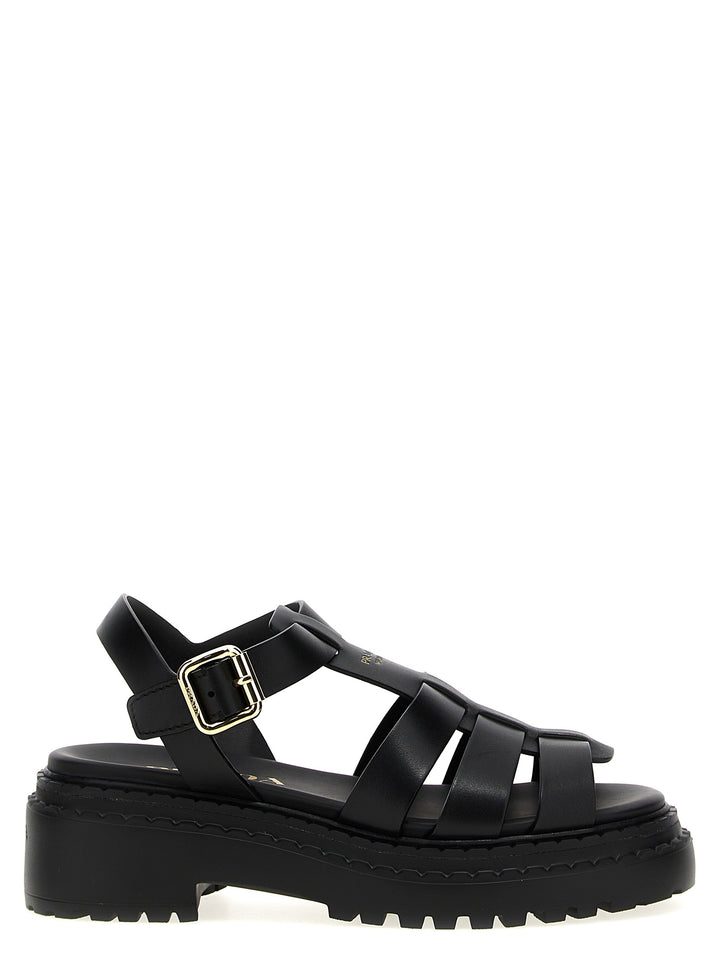 Prada Monolith Sandali - Nero | 268289ec68d0c7542111ad9c863a9eef704fce7b
