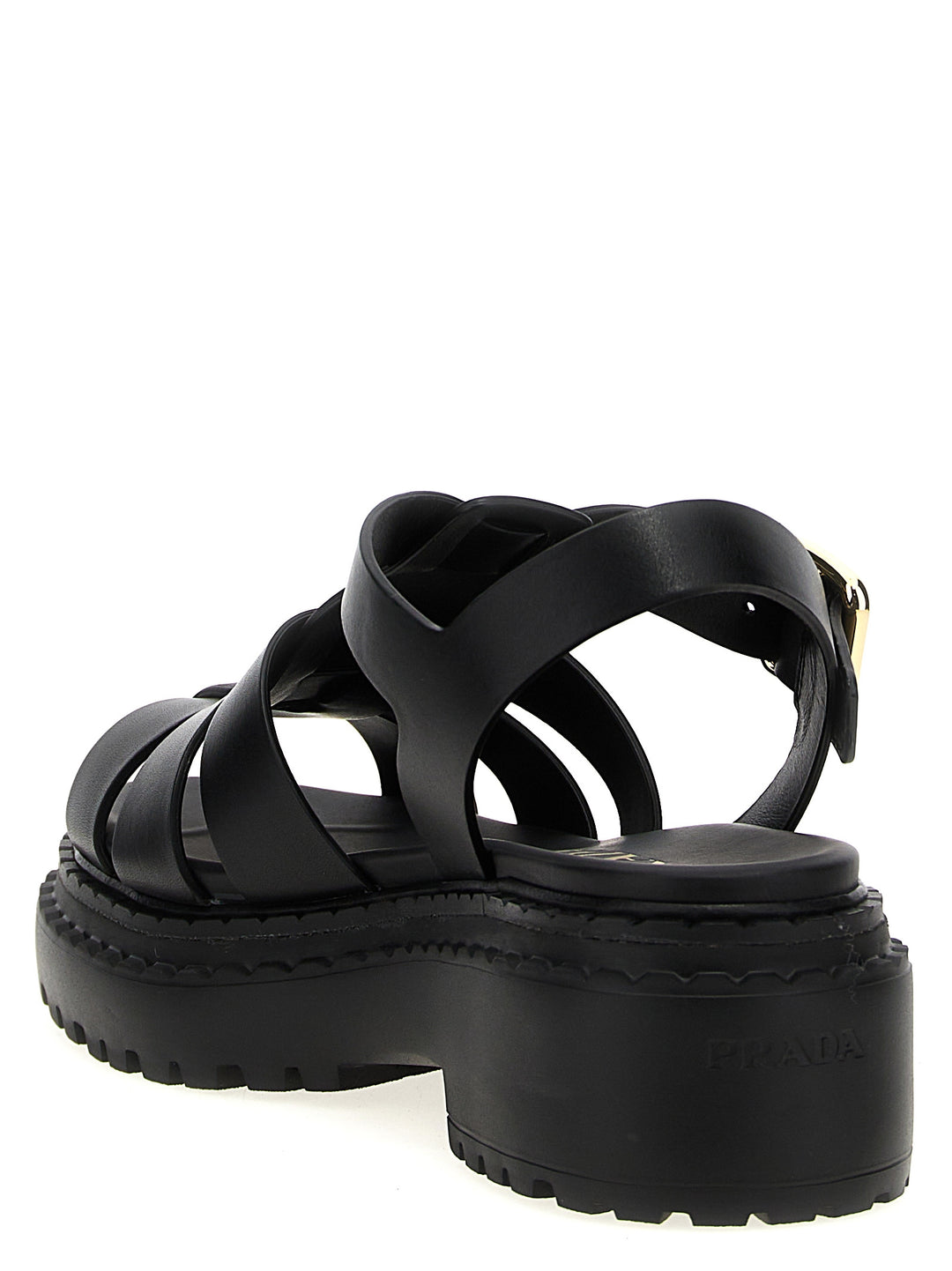 Prada Monolith Sandali - Nero | a89e21e9b6e02175d4e37b5cd213b7ad65882727
