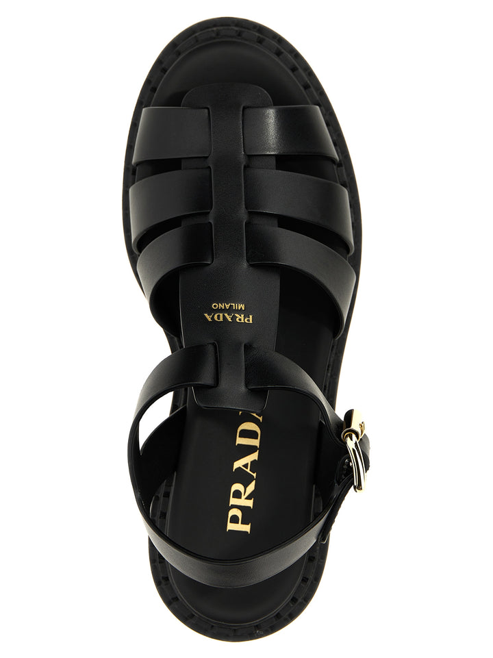 Prada Monolith Sandali - Nero | 966415aa45d019727dddbcbd97f0f54652ea135a
