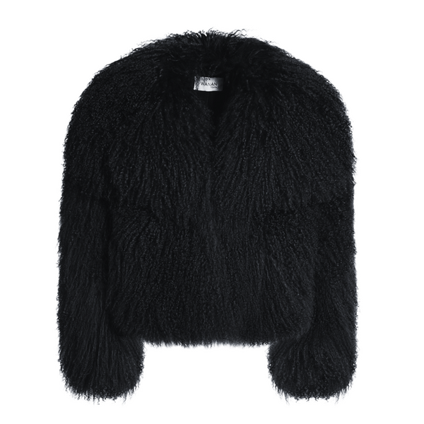 Cappotto Loyenne Nero in Mongolia