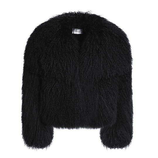 Cappotto Loyenne Nero in Mongolia