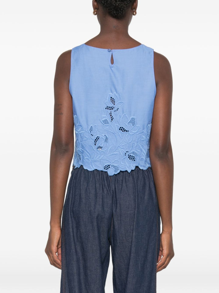 Ermanno Scervino Top - BLUE | 5ea6a23bbf446920594f825327c2b56d294ef481