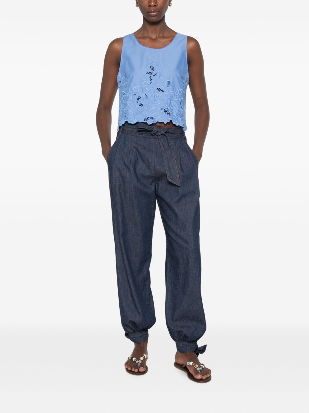 Ermanno Scervino Top - BLUE | 8174fc0ddc121f59e8aaf11a2a6540537c019062