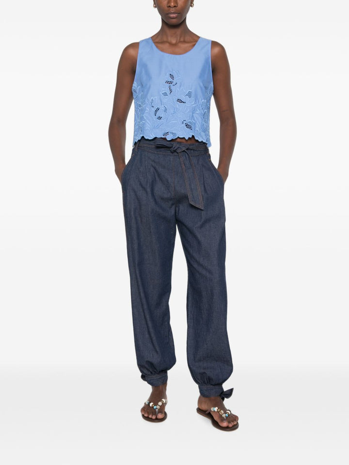 Ermanno Scervino Top - BLUE | 8174fc0ddc121f59e8aaf11a2a6540537c019062