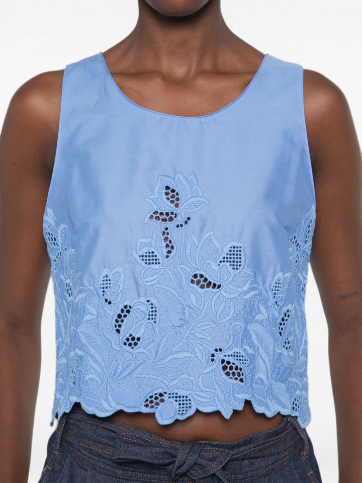 Ermanno Scervino Top - BLUE | 3f12e97dab0f57158adb8997d5d1ff2753a93899