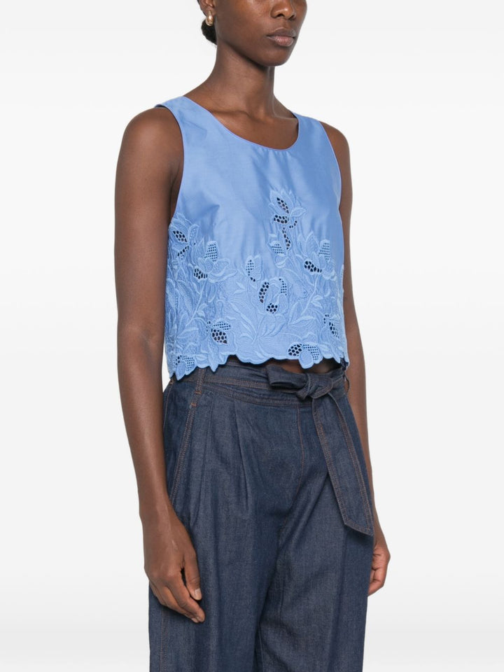 Ermanno Scervino Top - BLUE | a64278a90d56c0074ccf5a5c8934a8da6db39d51