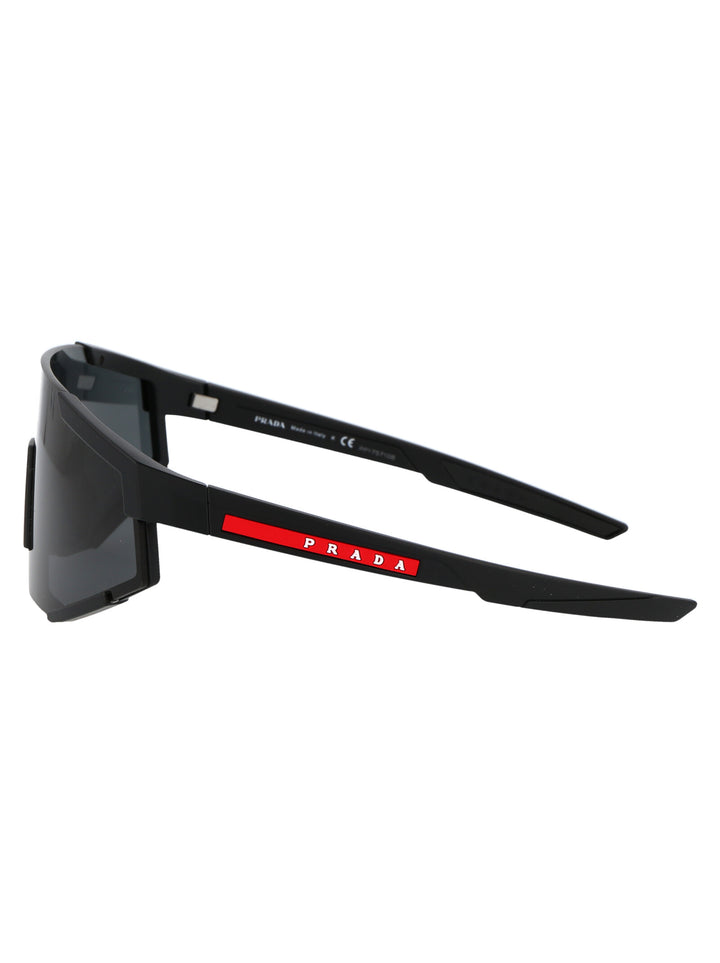 Prada Linea Rossa SUNGLASSES - Nero | 41058e29ddaa89c02a59dd558cca503133afa0ed