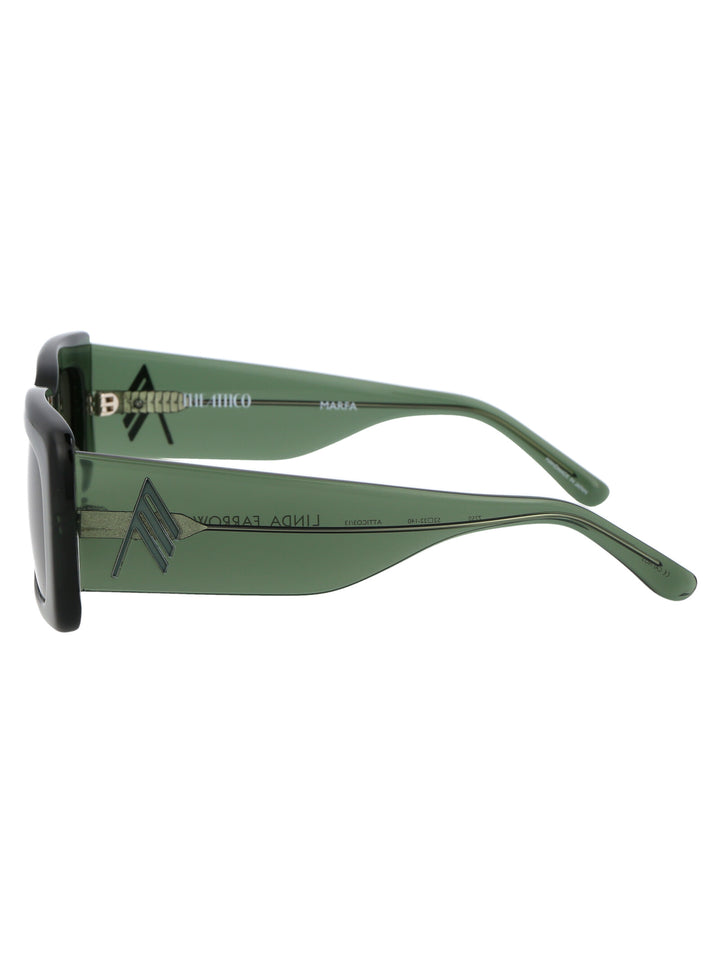 The Attico SUNGLASSES - Verde | 22c73ce0c616bbe69995cb1266f81678ad4beb07