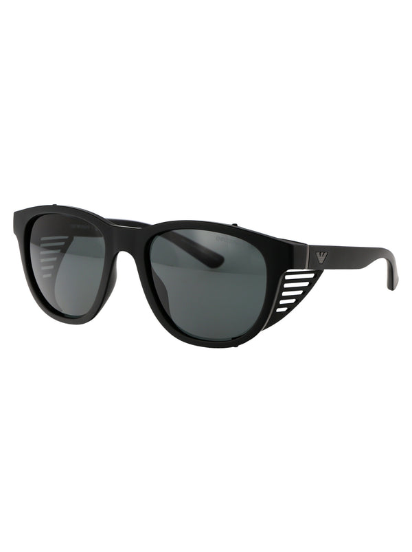 0EA4216U Geometrical Sunglasses
