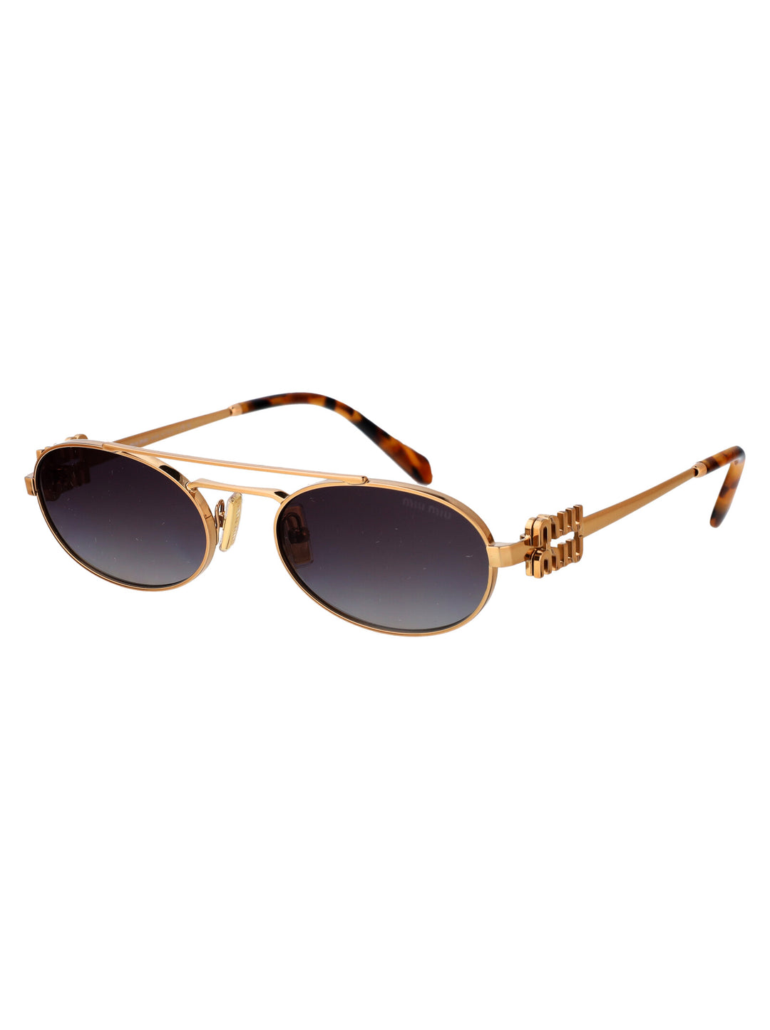 Miu Miu SUNGLASSES - Oro | daa4a3578b341b00db6fd830091fda05fee01ca7