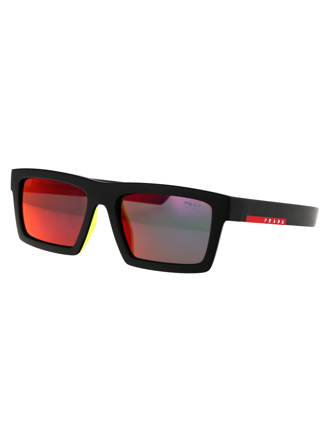 Prada Linea Rossa SUNGLASSES - Nero | 3ae48bbeee319ffa66d6f98dc9759bdd83945cb1