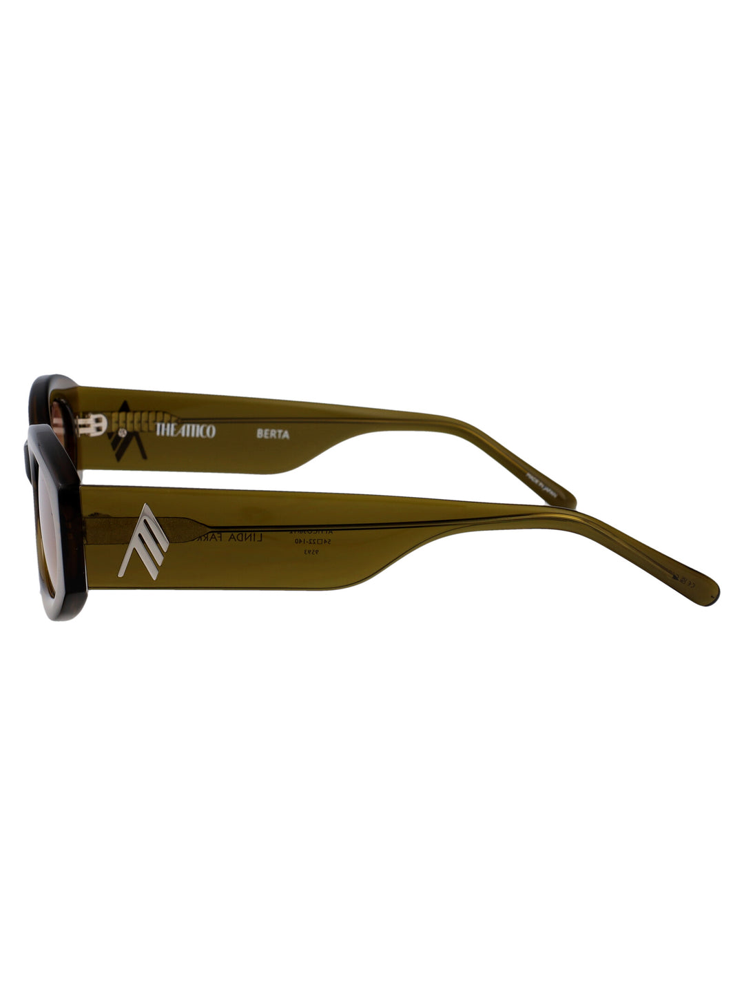 The Attico SUNGLASSES - Verde | 4e4b151ef603d95f2b9d584cc68625c3673e5dd4