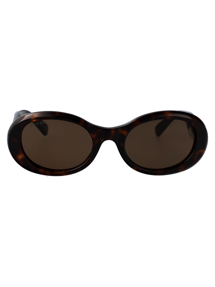 Gucci SUNGLASSES - Marrone | 91576f5a534f75ed7d5fc4d320342ca0c89c1af3