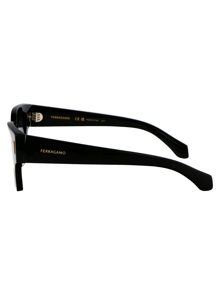 Salvatore Ferragamo SUNGLASSES - Nero | f193a532e4c0a4c426f31260fa85936dc41ff5c2