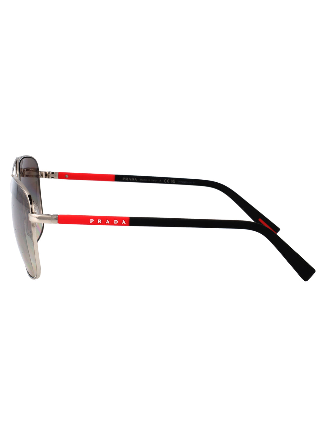 Prada Linea Rossa SUNGLASSES - Silver | 5a2d66af39f7e42cf0d7dd197394029ad96dfc40
