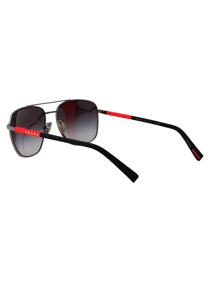 Prada Linea Rossa SUNGLASSES - Grey | d1f508f16a246a7cb856ae757c5ef938945db6a2