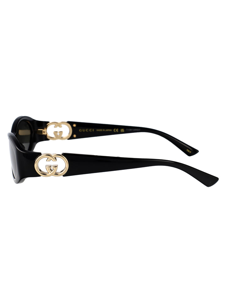 Gucci SUNGLASSES - Nero | ccbf75d3e71f66a82a9a49a480b4812f5f847dc1