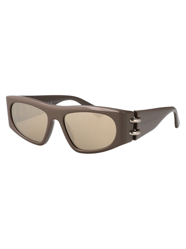 Alexander Mcqueen SUNGLASSES - Marrone | f51045d85ecbdd9732de69bba96ad9168b13ff9d
