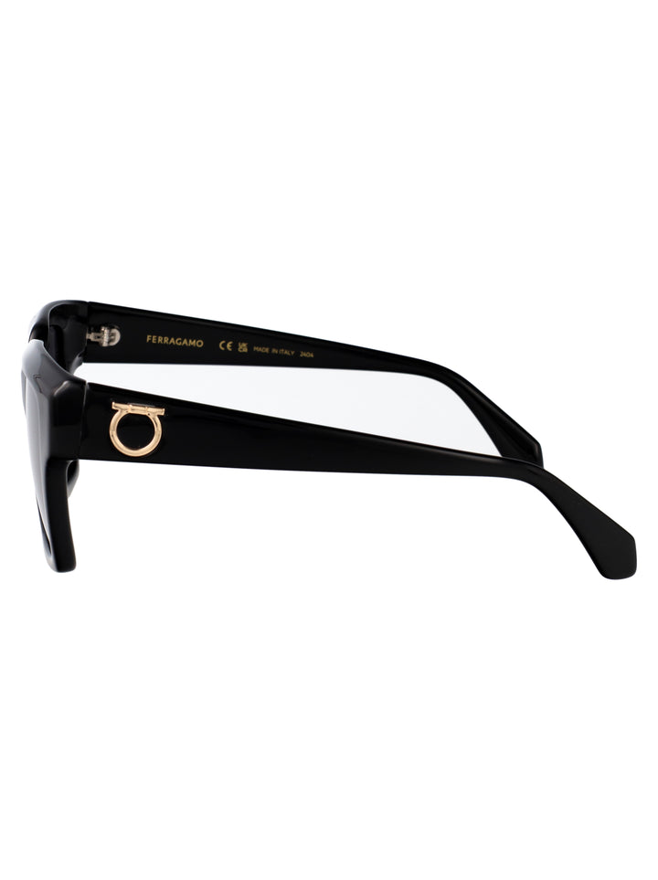 Salvatore Ferragamo SUNGLASSES - Nero | ee245efe21f88f51d133bee775aa75b50b067ac5