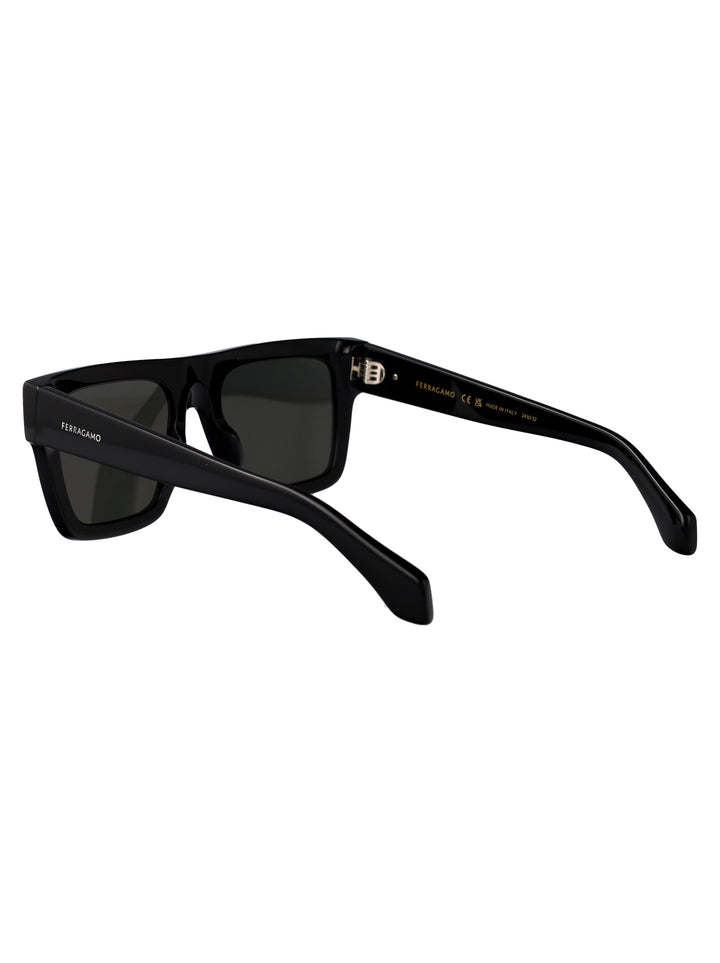 Salvatore Ferragamo SUNGLASSES - Nero | a5a4a53ab27620e258b8620c9bc062c4d9a80d98