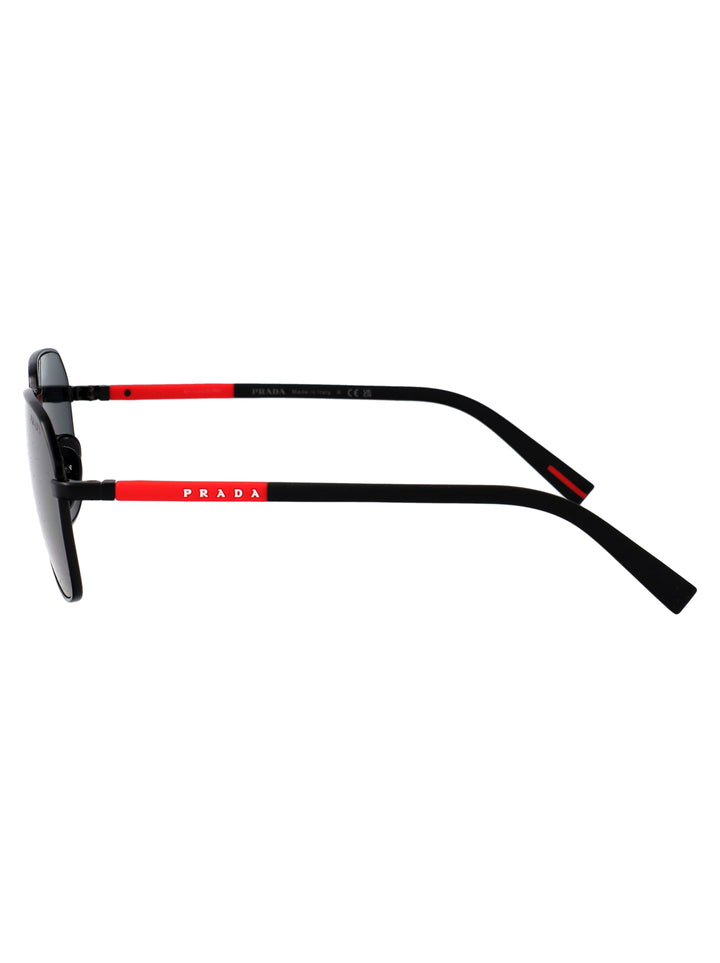 Prada Linea Rossa SUNGLASSES - Nero | 47843e6312ac9ae78b4db7bed3bc6691dd4ee961