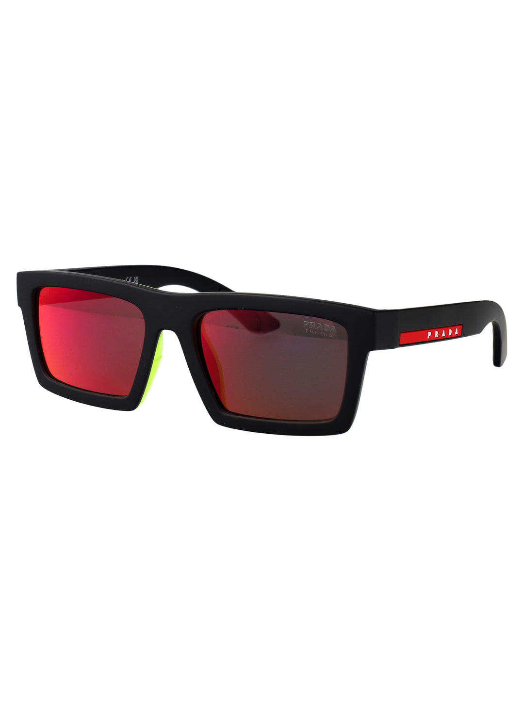 Prada Linea Rossa SUNGLASSES - Nero | fa57f3f7a371e38fd26bac28a9ee61e5bec704d4