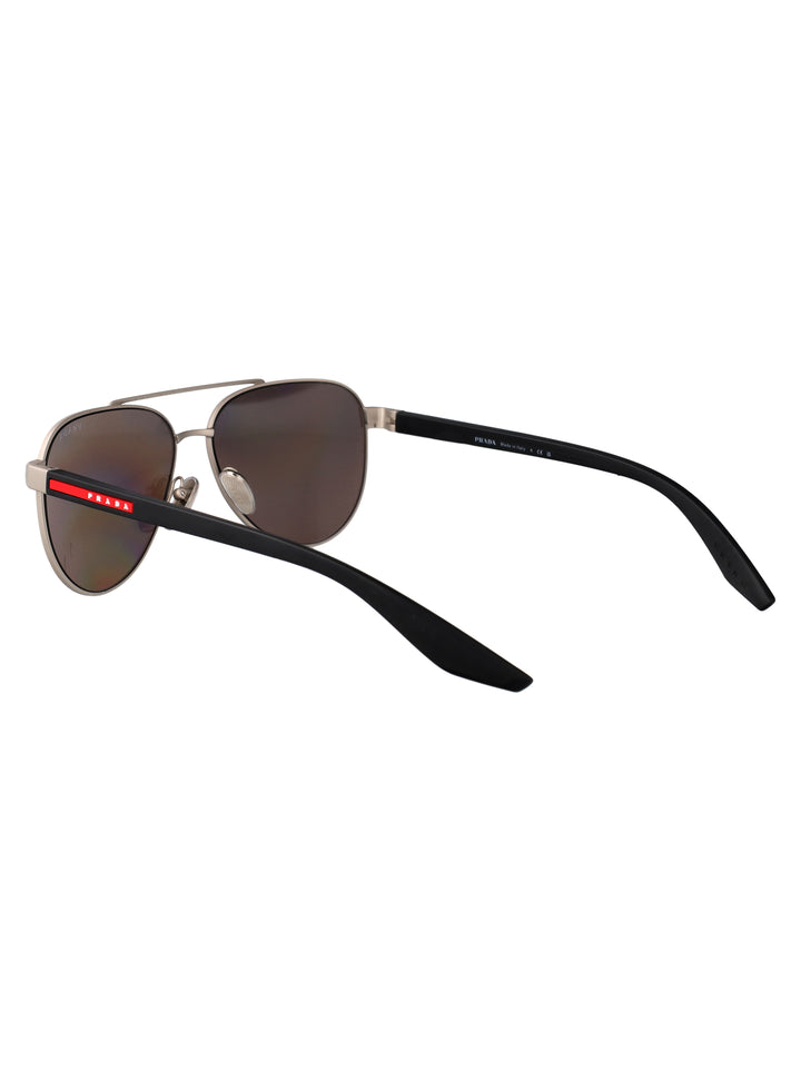 Prada Linea Rossa SUNGLASSES - Grey | c31f4c301a010de7d53ba0682eaf6c634dce5b68