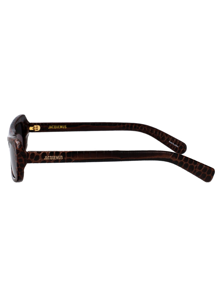 Jacquemus SUNGLASSES - Marrone | 25f006829b4961f729247383585d6d2500ae40bf