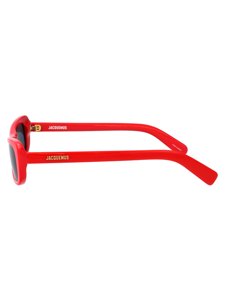 Jacquemus SUNGLASSES - Rosso | e047c173153657adb3a4b17766e62dc4dc3ab36f