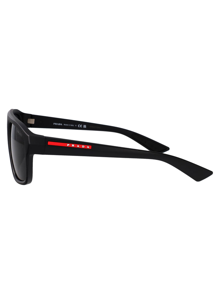 Prada Linea Rossa SUNGLASSES - Nero | 1e35678587dd64c0a8ee36e418d0d6b097cd5f19