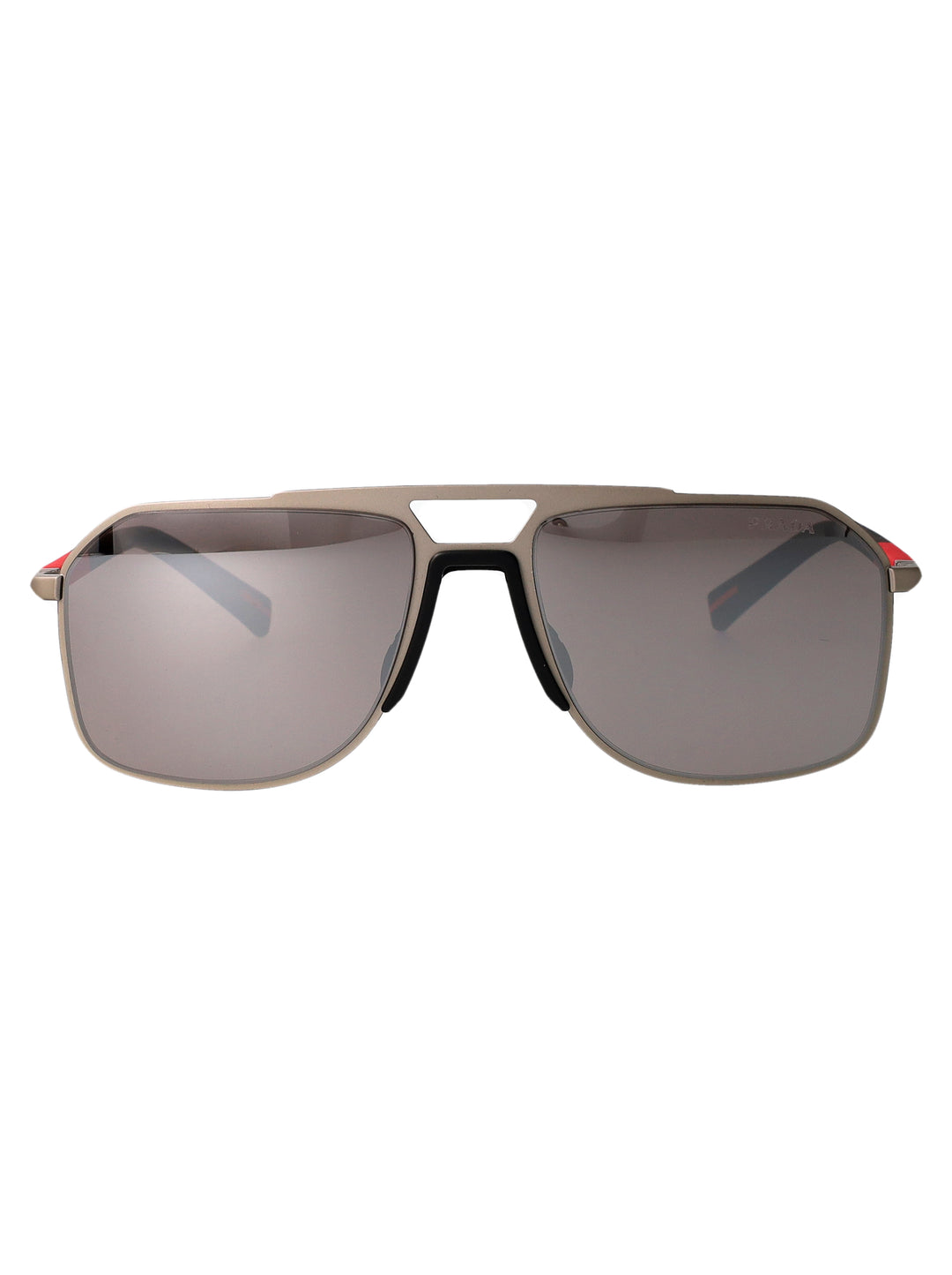 Prada Linea Rossa SUNGLASSES - Silver | 6a6154f3bd1559516e232603228938bbd681c428