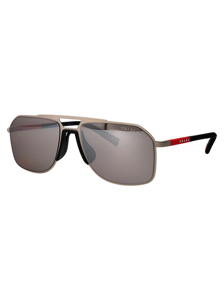 Prada Linea Rossa SUNGLASSES - Silver | e782844a305ef9efdeb7945c0b49e2b4413be088