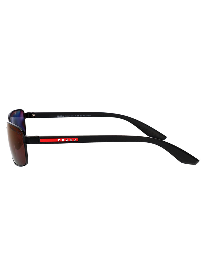 Prada Linea Rossa SUNGLASSES - Nero | b1e8ca9310a29f6680afc4b7e91e29073fea7896