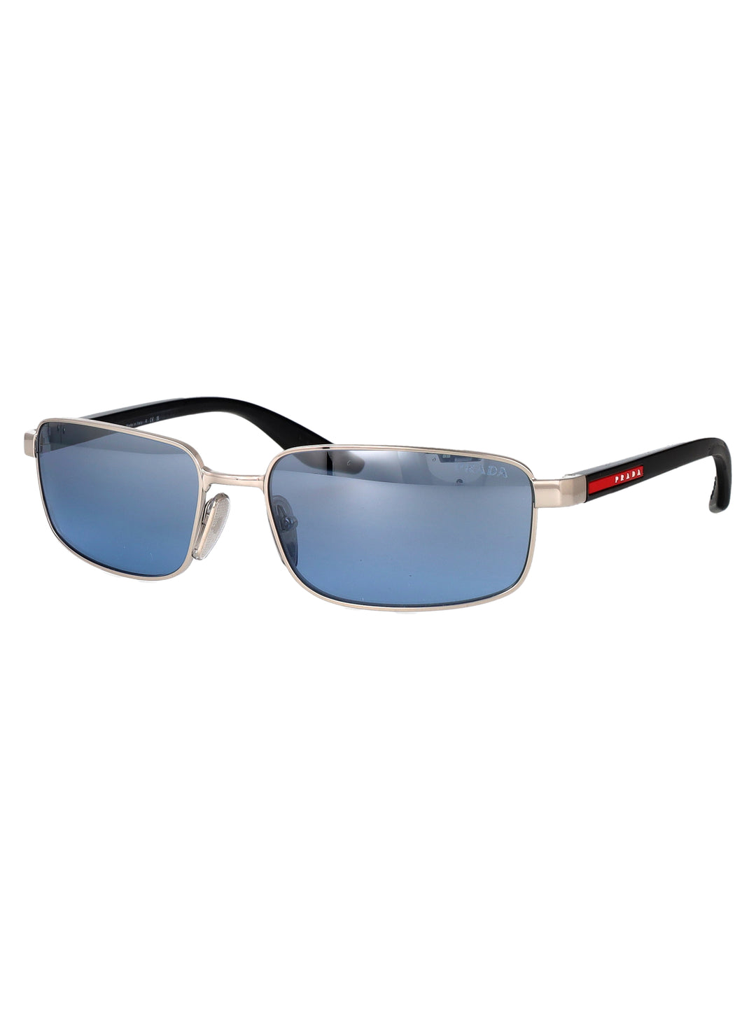 Prada Linea Rossa SUNGLASSES - Silver | 3c2530a988bb23d435ca240d61084bd69e2ea958