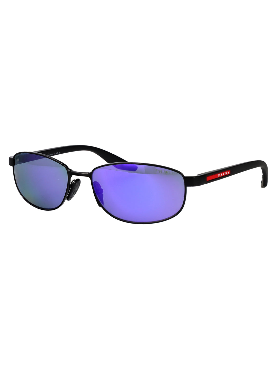 Prada Linea Rossa SUNGLASSES - Nero | d1cfa5bbad4bcd1bd145837cb47e477914465ec4