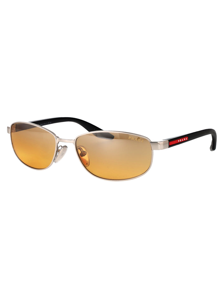 Prada Linea Rossa SUNGLASSES - Silver | 6a3104f94d96023bdb30b1c3e13b950872621dbb