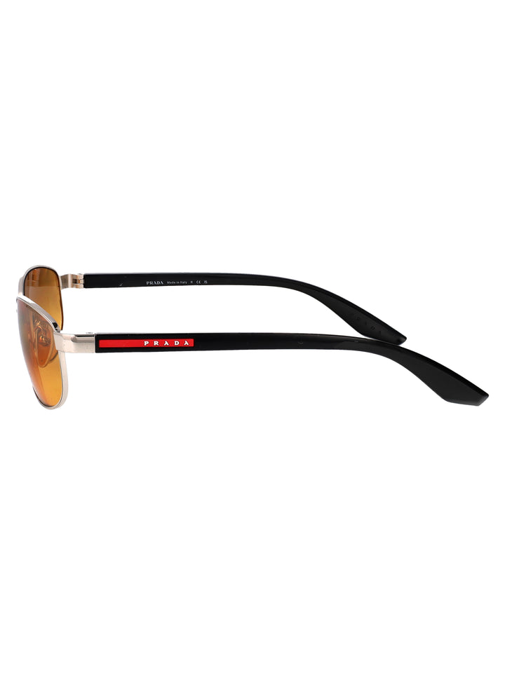 Prada Linea Rossa SUNGLASSES - Silver | 4ee9f64832ee53e6bd9aa3df9c181fd2c4f8ceb4