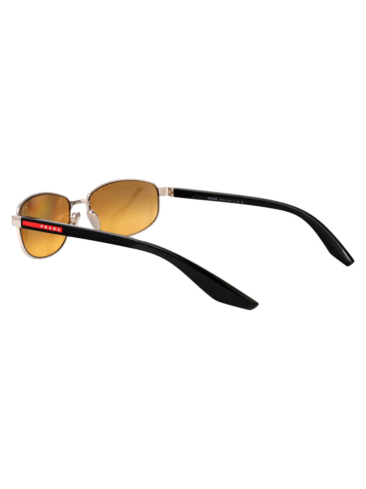 Prada Linea Rossa SUNGLASSES - Silver | fe5608293ae83fe2082e3e36f0115921f6f8b8cf
