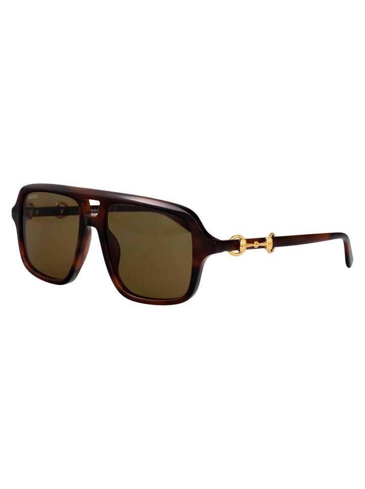 Gucci SUNGLASSES - Havana | 22b13ec9760f4f1ba46ae2372d581752364c88db
