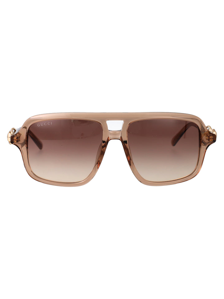 Gucci SUNGLASSES - Marrone | d1b99d945806226ffb6274d9457de7710ec5dc2f