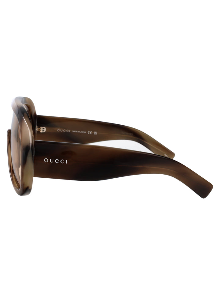 Gucci SUNGLASSES - Havana | e3c4a3892688d8efb298fcdbb543f4581d65adb3