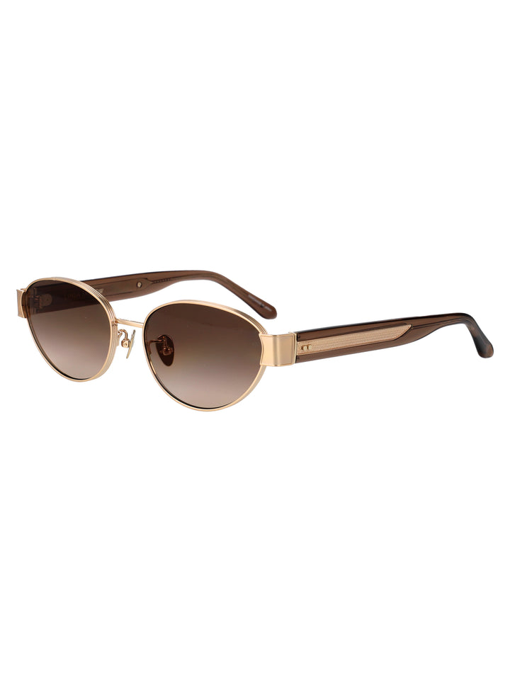 Linda Farrow SUNGLASSES - Oro | 1f612f619b5cf1726ca7cc9e6326e92ffa3aa87b