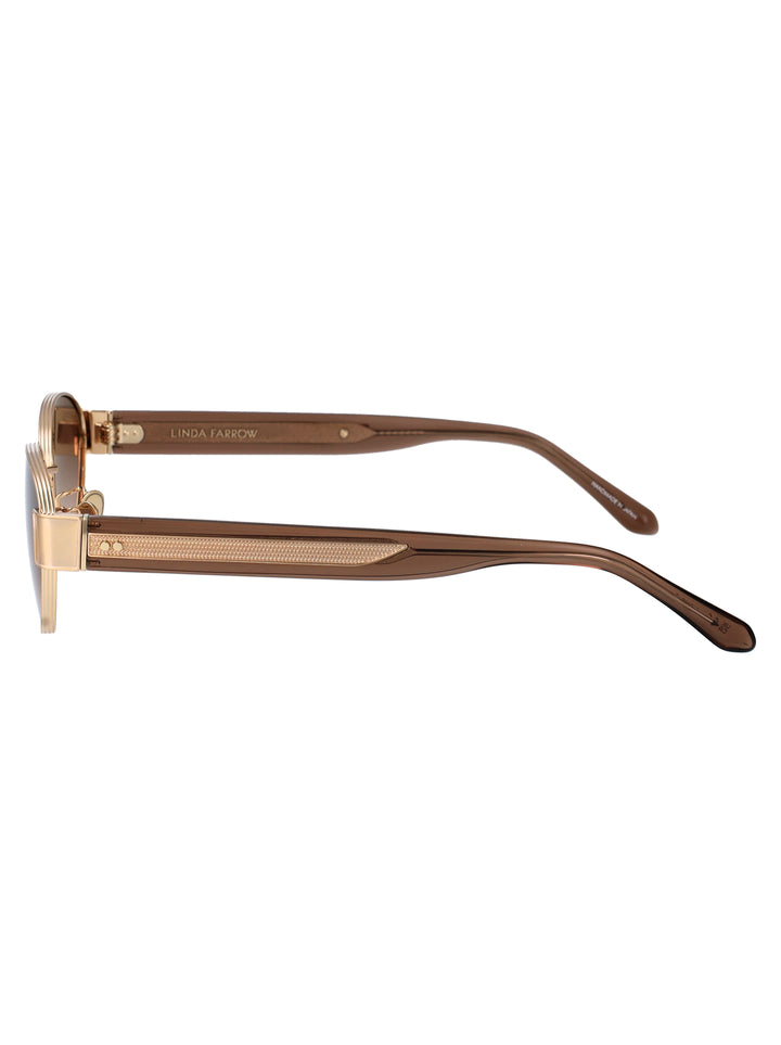 Linda Farrow SUNGLASSES - Oro | d140db365fc96609fb80adde437eca8a6def8608