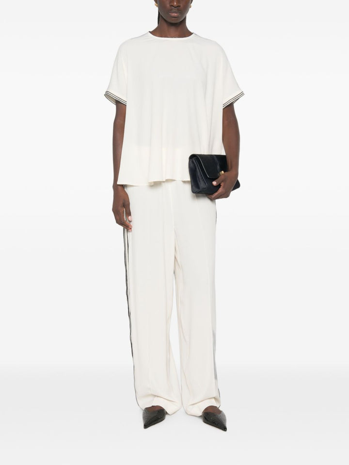 Fabiana Filippi Trousers - WHITE | 635cd8bdefefe6c95fce115bcf6a1daf14c9df8e