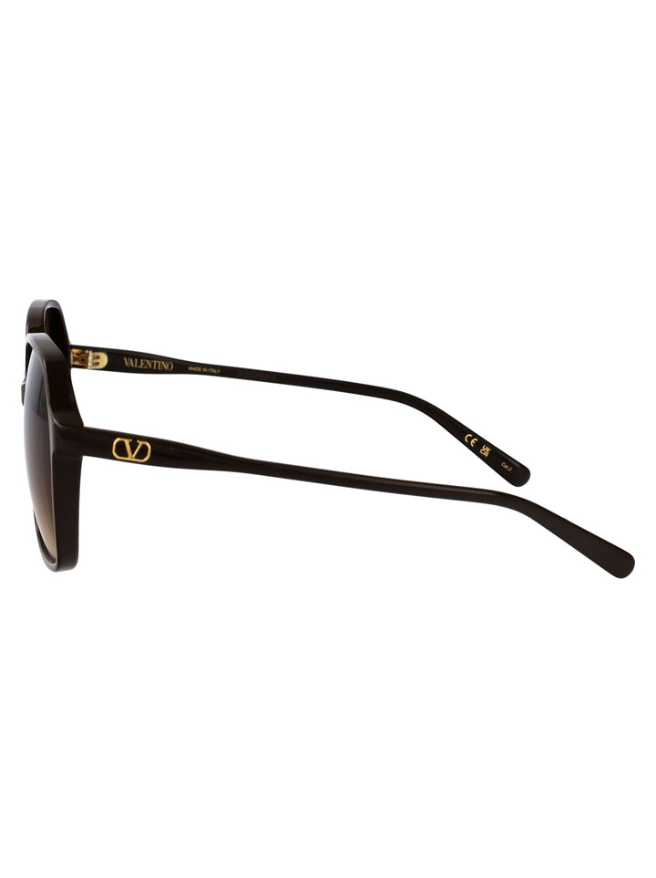 Valentino Garavani SUNGLASSES - Marrone | b2db16df59736f00a1a7e08da39d9ac967eddb05