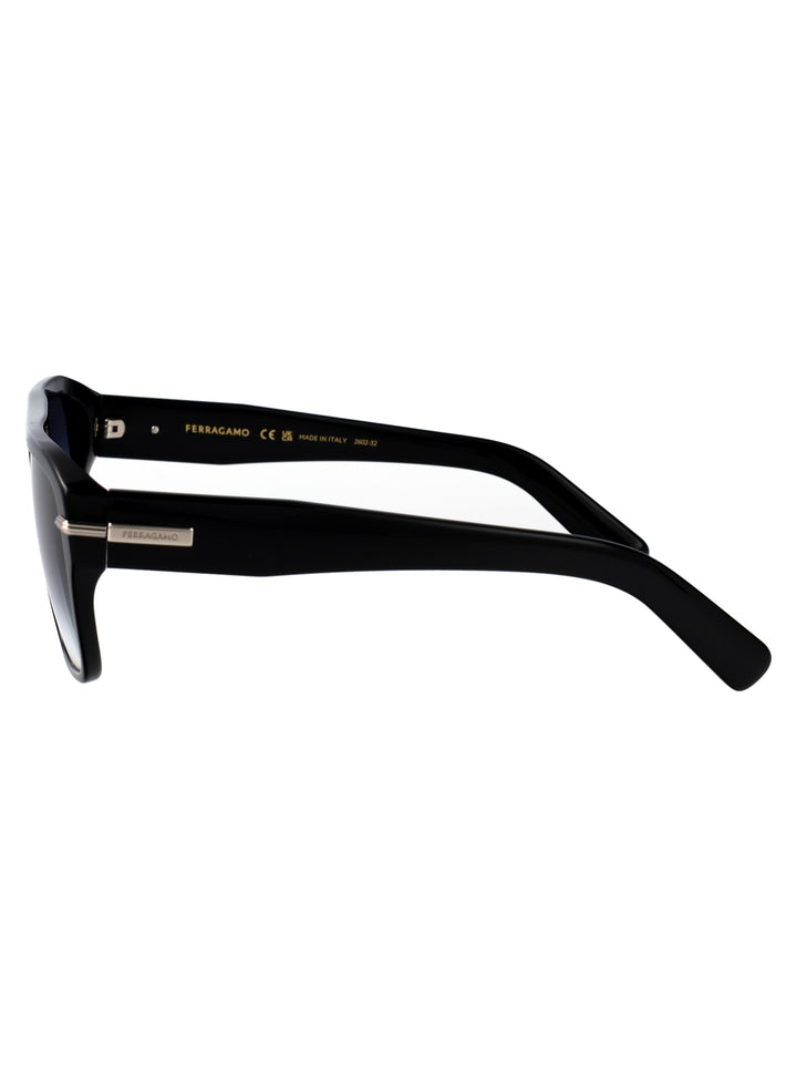 Salvatore Ferragamo SUNGLASSES - Nero | 76cbfa19914e8538438e60c9c0b44b5ef9de79f9