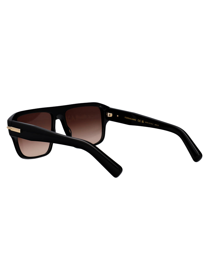 Salvatore Ferragamo SUNGLASSES - Nero | cbaa55731ea779c1449605c40f39f3dd1281ef99