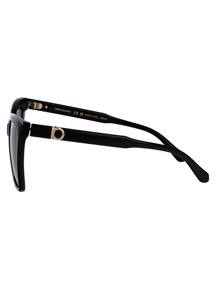 Salvatore Ferragamo SUNGLASSES - Nero | cbcbc214721f09800987af9ed14fb57241d945a0
