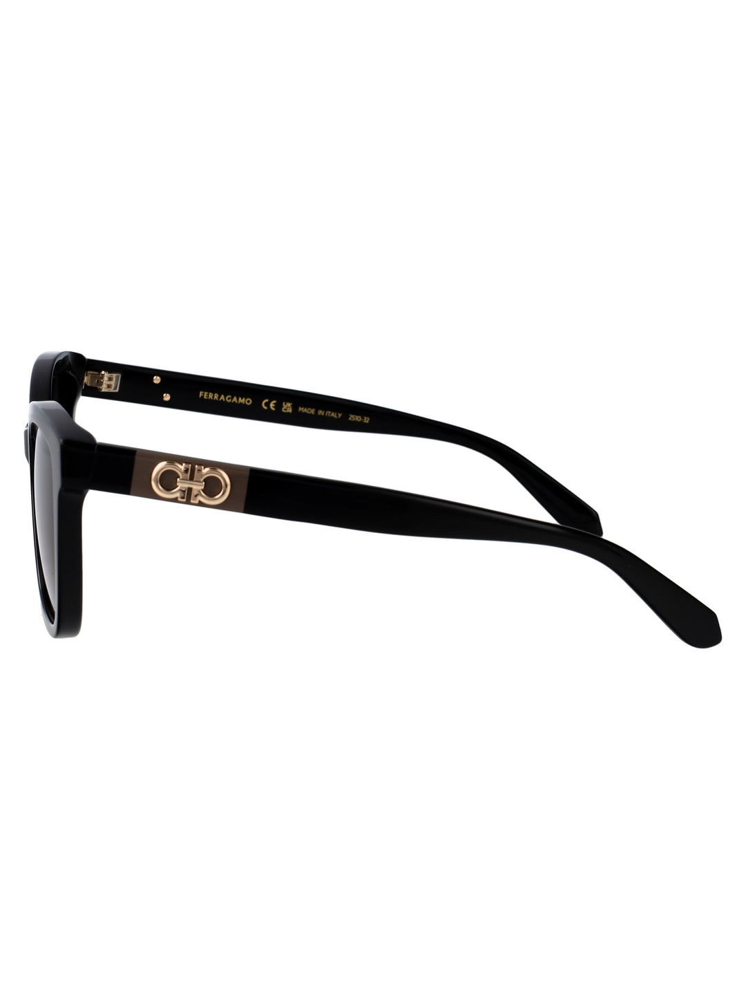 Salvatore Ferragamo SUNGLASSES - Nero | fcf871edc01a92dfd8aee21aa82d3b3cbca6e797