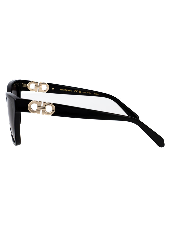 Salvatore Ferragamo SUNGLASSES - Nero | 32e54a68ef1fa6f435a15278aeb9d15a88ebdbea